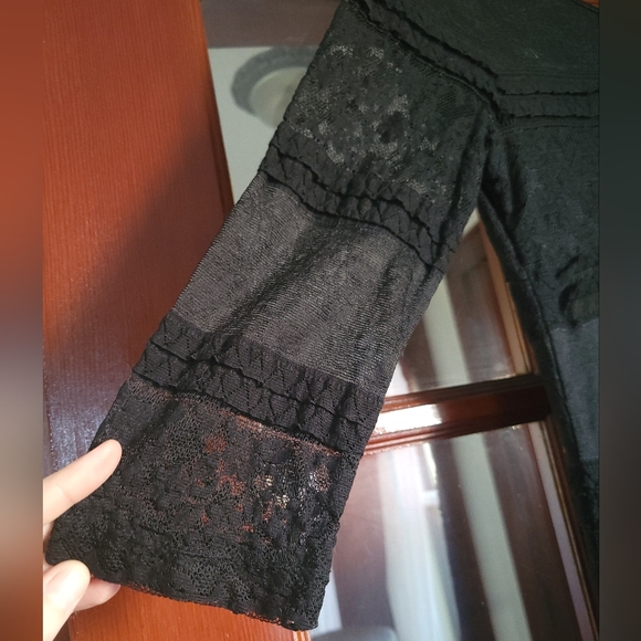 ✨️SOLD✨️ ARDENE | Medium Little Black Dress Lace Goth Holiday Cocktail - Picture 2 of 4